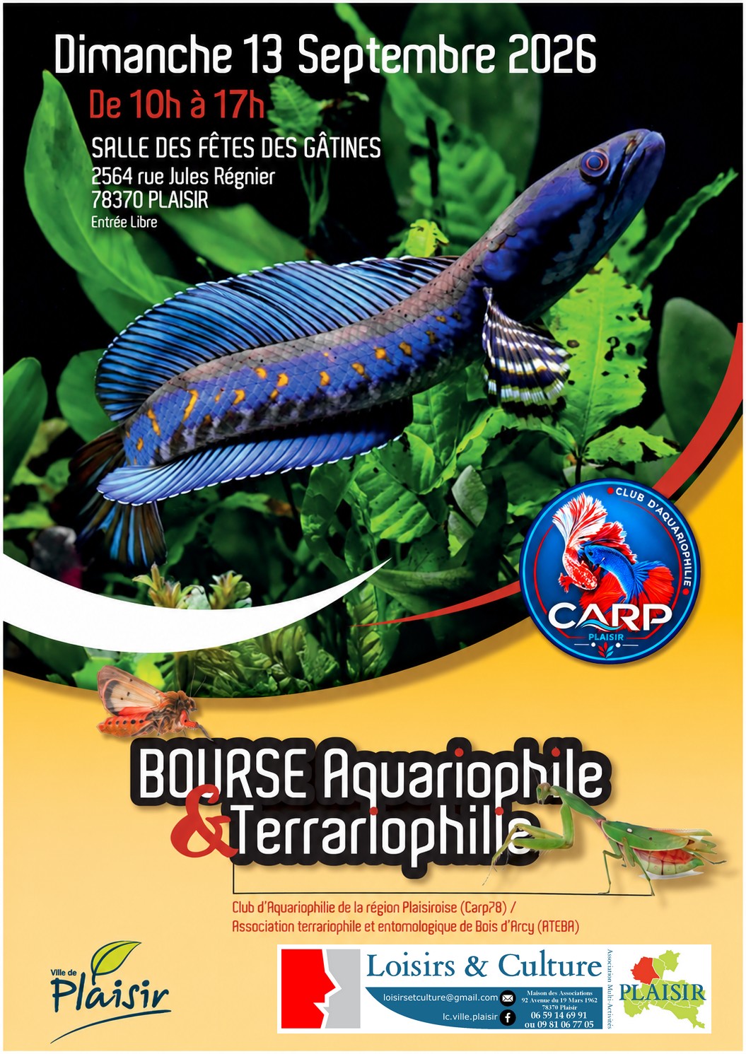 Bourse aquariophilie