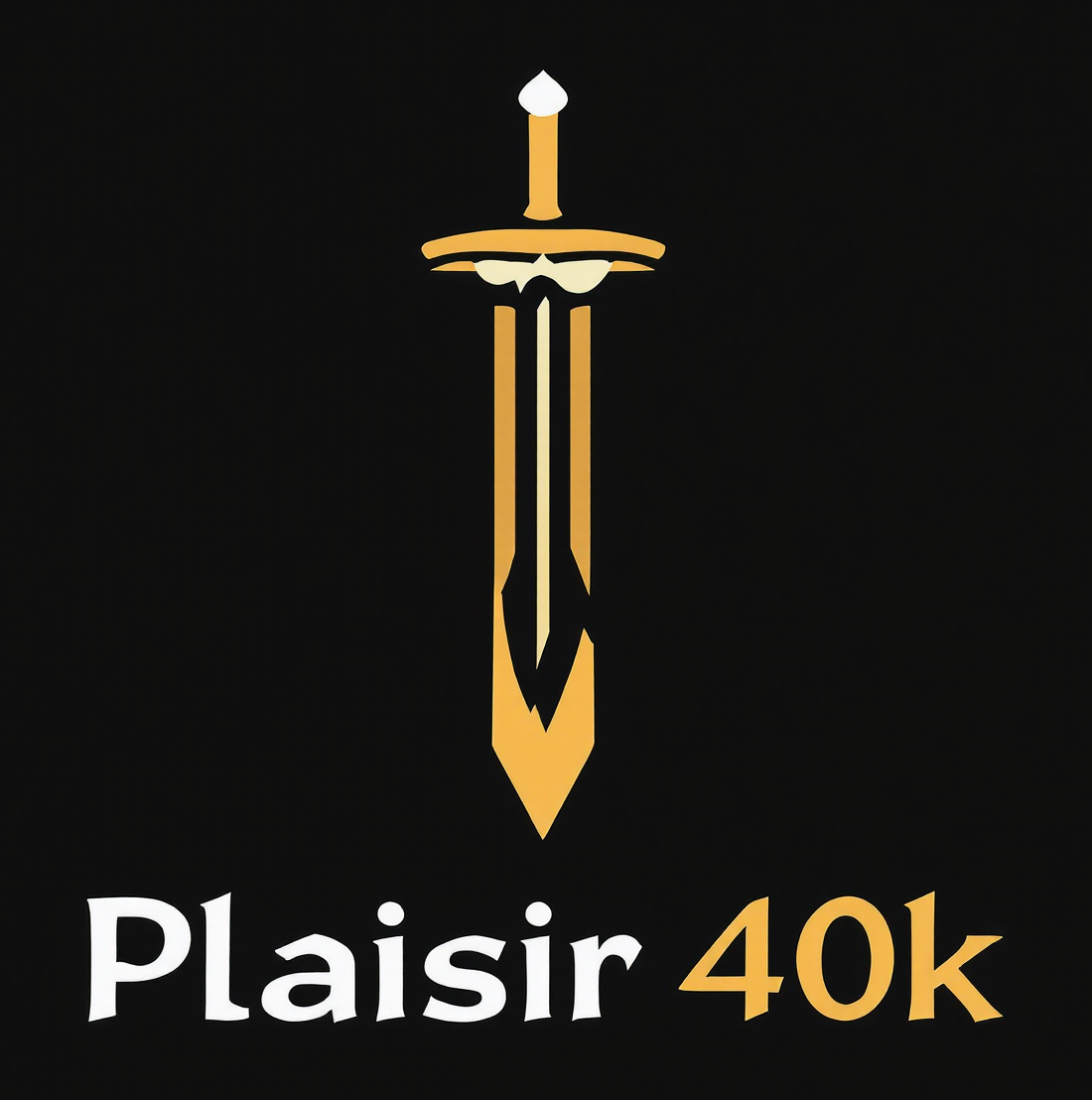 Logo Plaisir 40K · Warhammer